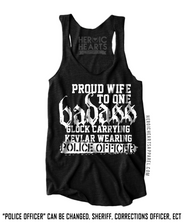 Proud Wife to One Badass Police Officer Shirt