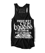 Proud Wife to One Badass Military Police Officer Shirt