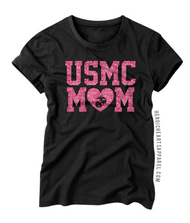 USMC Mom Heart Shirt
