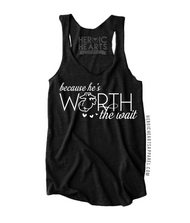 Because He's Worth the Wait USMC Shirt