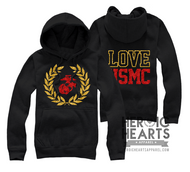 LOVE USMC Crest Emblem Top