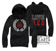 LOVE RED Crest Emblem Top