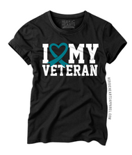 I Love My Veteran PTSD Awareness Shirt
