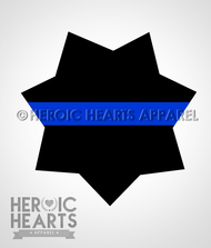 7pt Star Badge TBL Decal