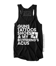 Guns Tattoos Shoes & My Boyfriend's ACUs