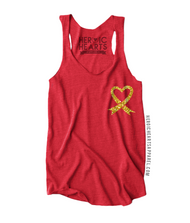 Red Friday Heart Ribbon Top