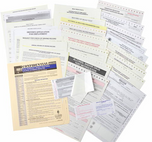 Confidential All-In-One Driver Qualification Packet - Carbonless, 2 Copy, 9-1/2" W x 11-3/4" L