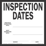 Periodic Maintenance Inspection Decal