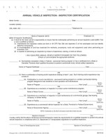 Inspector Certification -2 ply