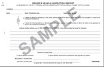 Driver Vehicle Inspection Book -2 ply Simplified Carbonless