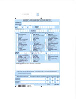 Inspection Book Scanable Detailed DVIR -2 ply Carbonless