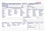 Daily Vehicle Inspection Book -2 ply Detailed Carbonless