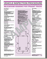 Vehicle Inspection Poster - Straight Truck