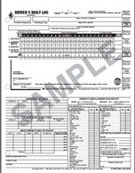 5-In-1 Driver's Daily Log, Loose-Leaf Format, Detailed DVIR, Duplicate, Carbonless - Retail Packaging