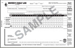 Driver's Daily Log Book w/No DVIR, 3-Ply