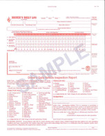 2-In-1 Driver's Daily Log Book w/Detailed DVIR, 2-Ply, Carbonless, w/Simplified Recap