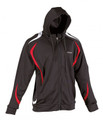Team warm up hoodie black/red/white