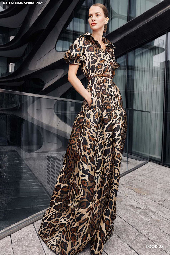 Leopard gown clearance