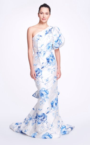 Marchesa Floral Crepe De Chine One 