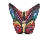 Judith Leiber Mariposa Crystal Butterfly Clutch Bag