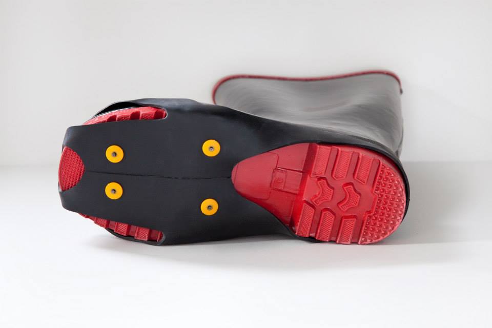 Ice Cleats on Bunker Boots