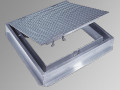 Acudor 24 x 24 Watertight Floor Door - Cast in place - 300 lbs / sqft loading - Acudor