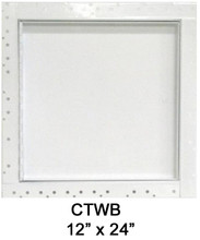 JL Industries 12 x 24 Concealed Frame Flush Access Panel - Wallboard Insert