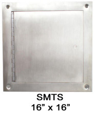 JL Industries 16 x 16 Surface-Mount Access Panel - Interior Walls and Ceilings - Stainless Steel