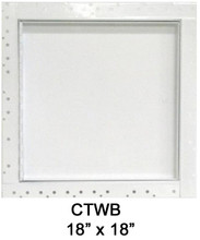 18 x 18 Concealed Frame Flush Access Panel - Wallboard Insert
