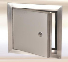 FF Systems 18 x 18 Exterior Access Panel - with piano hinge Aluminum