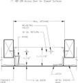 Cendrex 16 x 16 - Fire Rated Insulated Access Door with Flange - Stainless Steel