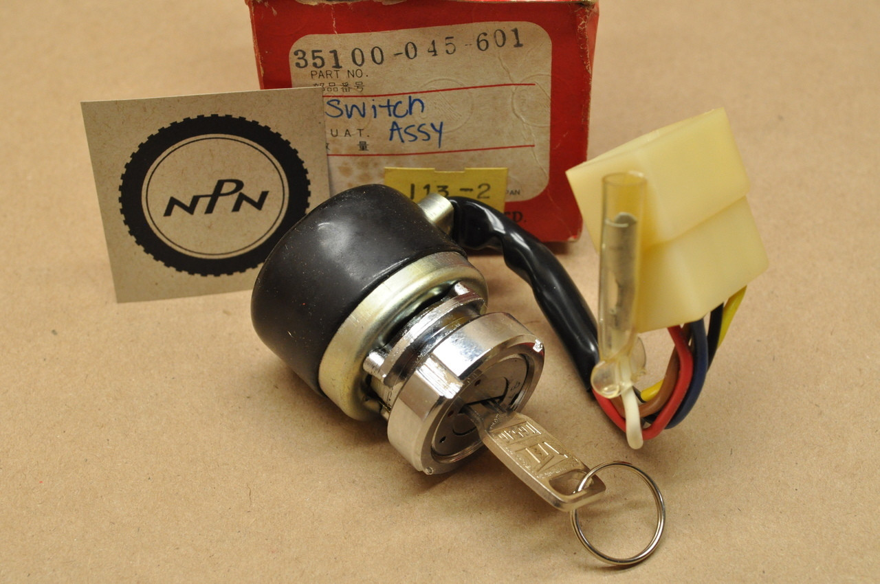 NOS Honda Z50 A K2 Key Ignition Switch Assembly 35100045601 NOS