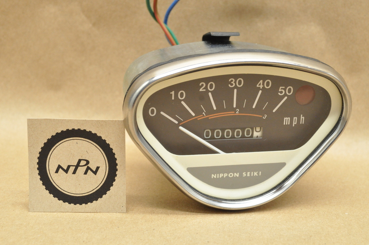 NOS Honda CT70 Trail 70 K0 3 Speed Speedometer Assembly 37200098671 NOS Parts NOW