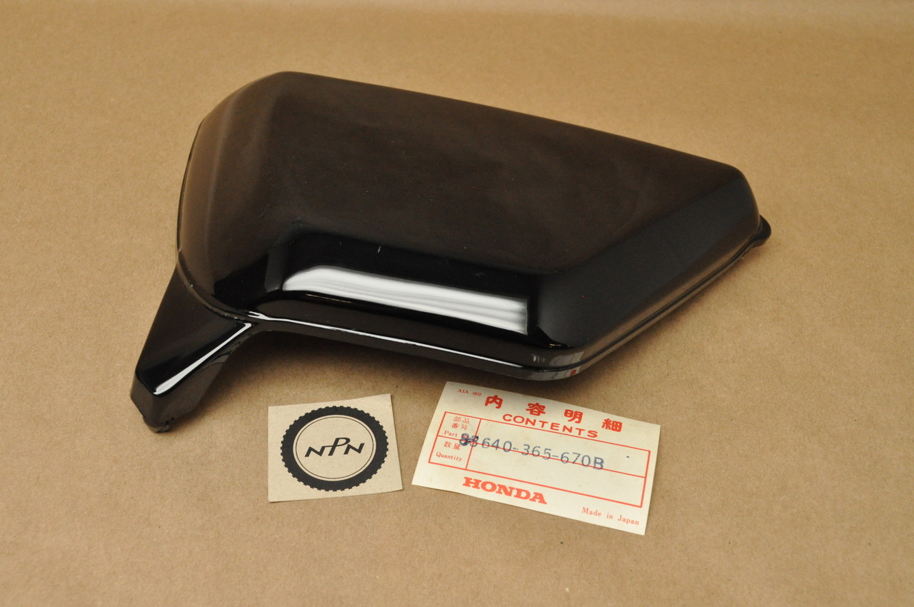 NOS Honda XL125 K11976 Left Side Cover in Black 83640365670 B NOS