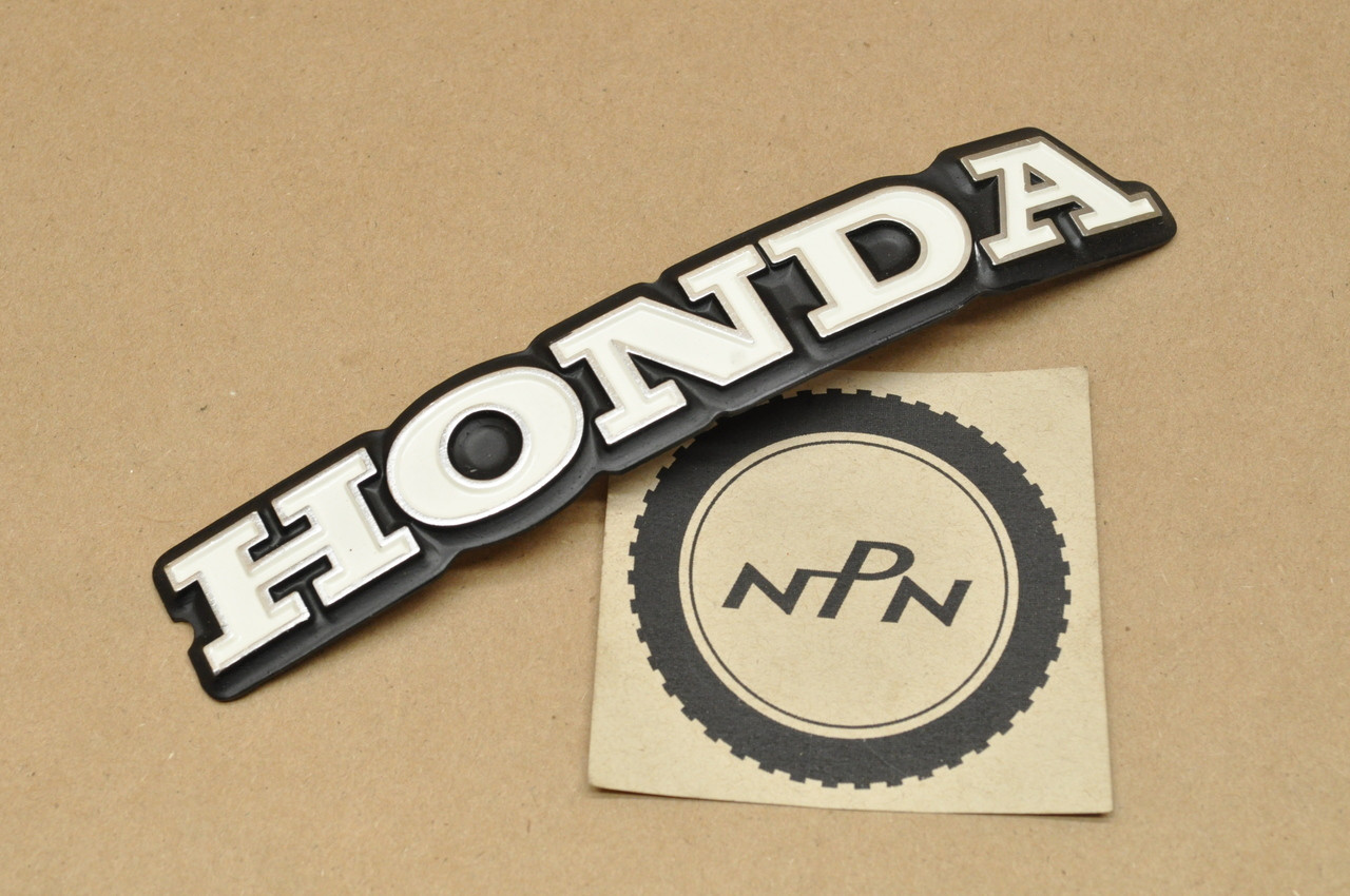 NOS Honda CB125 S Right Fuel Tank Badge Emblem 87121324700 NOS