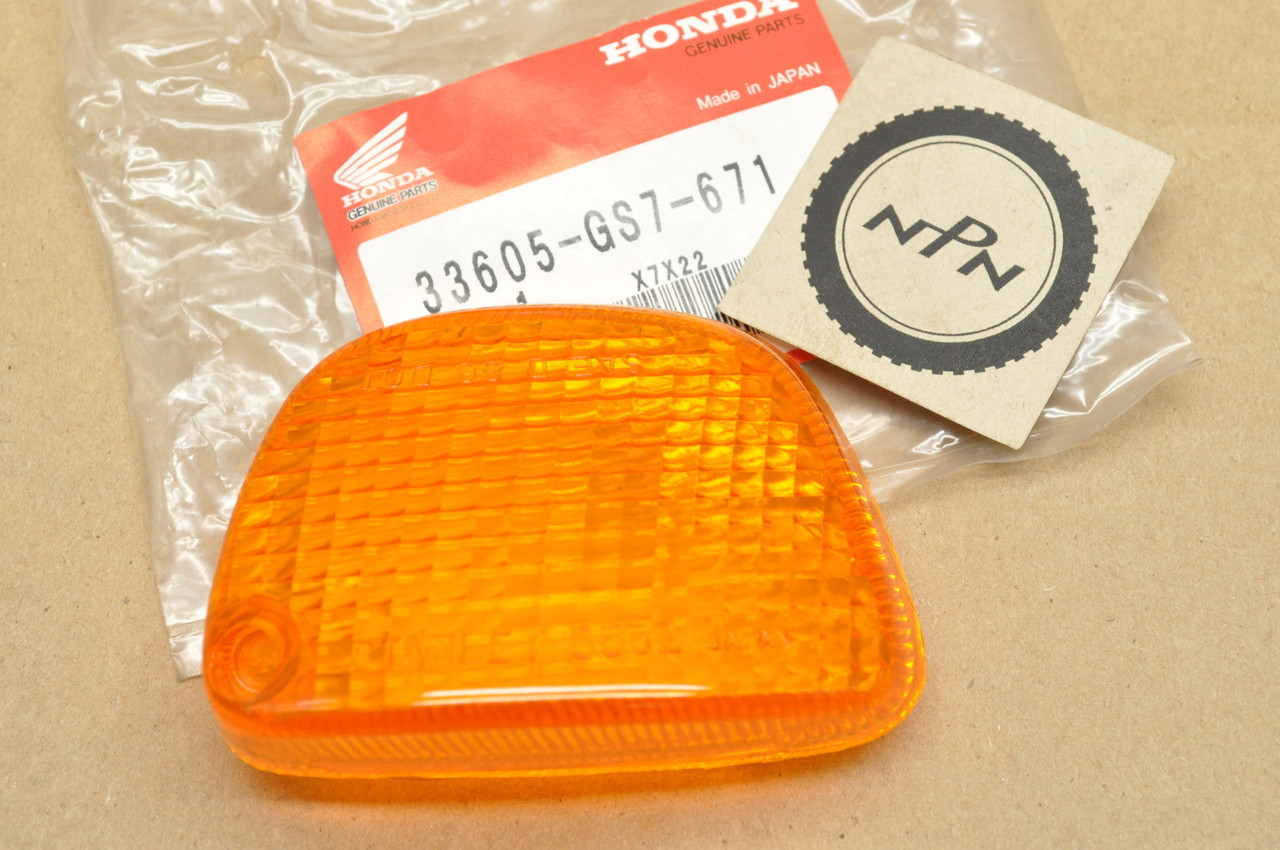 NOS Honda SA50 SB50 Right Rear Turn Signal Lens 33605GS7671 NOS
