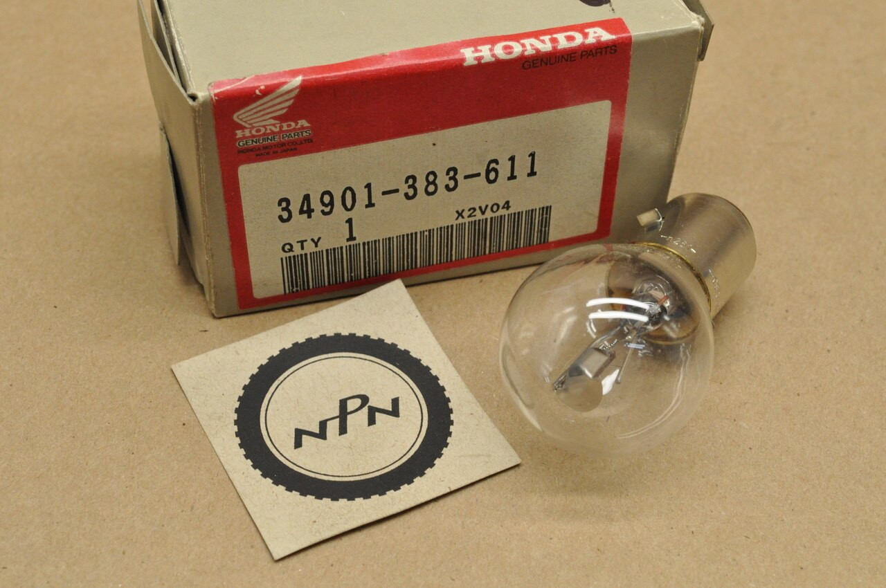 NOS Honda XR200 R XR250 R XR350 R Head Light Bulb 34901383611 NOS