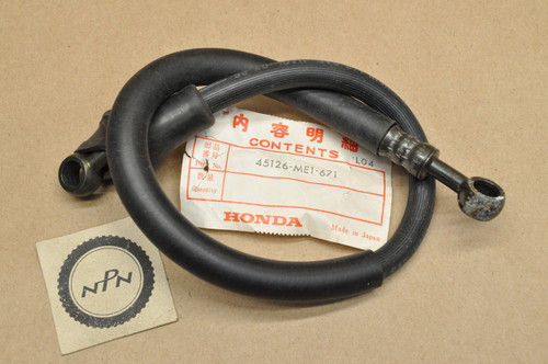 NOS Honda 1982-83 CB750 SC Nighthawk Master Cylinder Front Brake Line