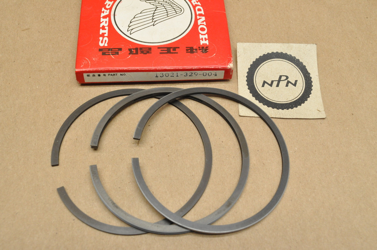 NOS Honda XL250 K0K2 0.25 Oversize Piston Ring Set for 1 Piston= 3