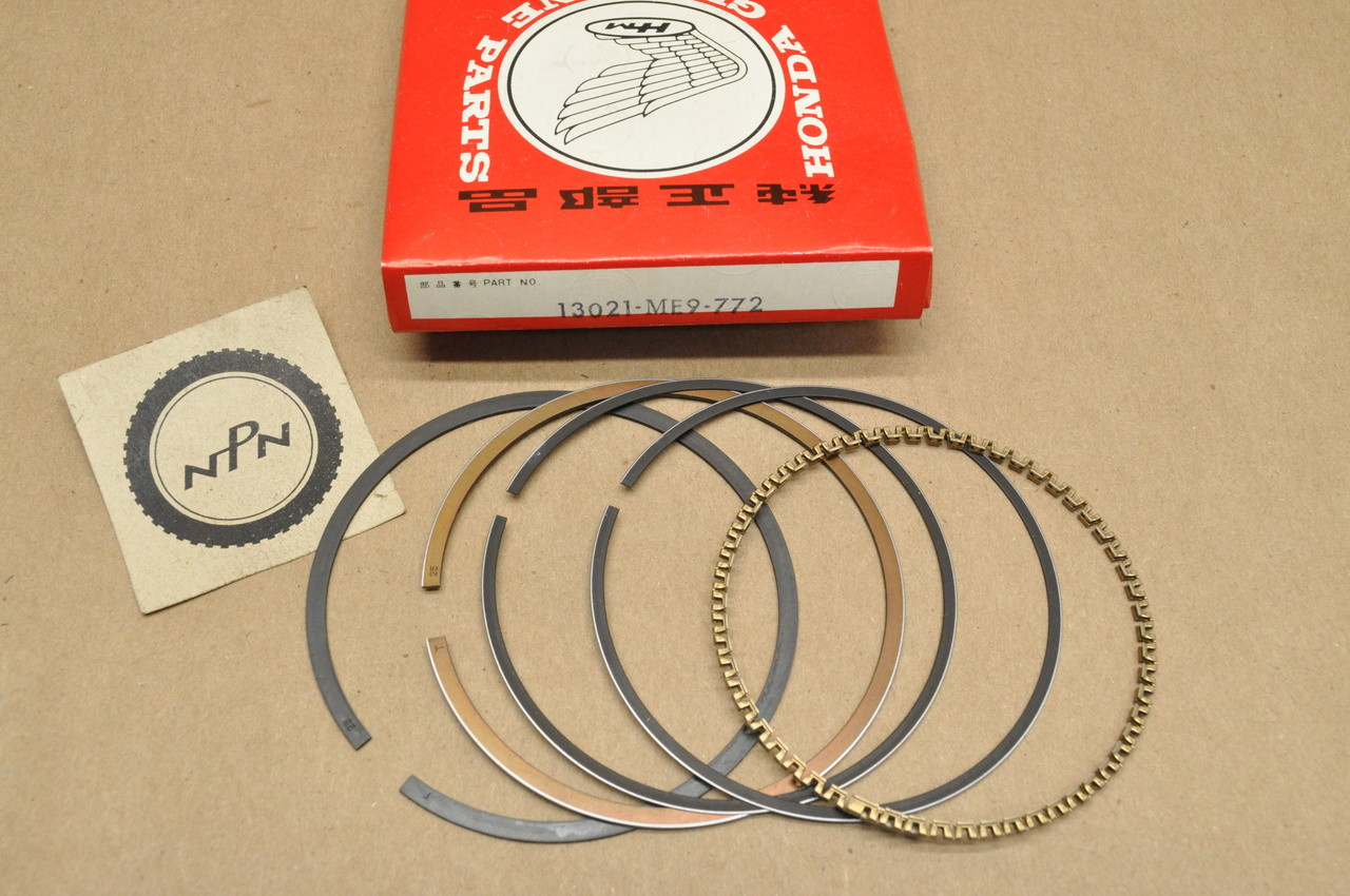NOS Honda 198485 VT700 Shadow 0.25 Oversize Piston Ring Set for 1