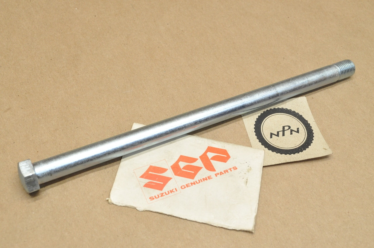 NOS Suzuki 197678 RM100 197578 RM125 Rear Swing Arm Pivot Shaft Bolt