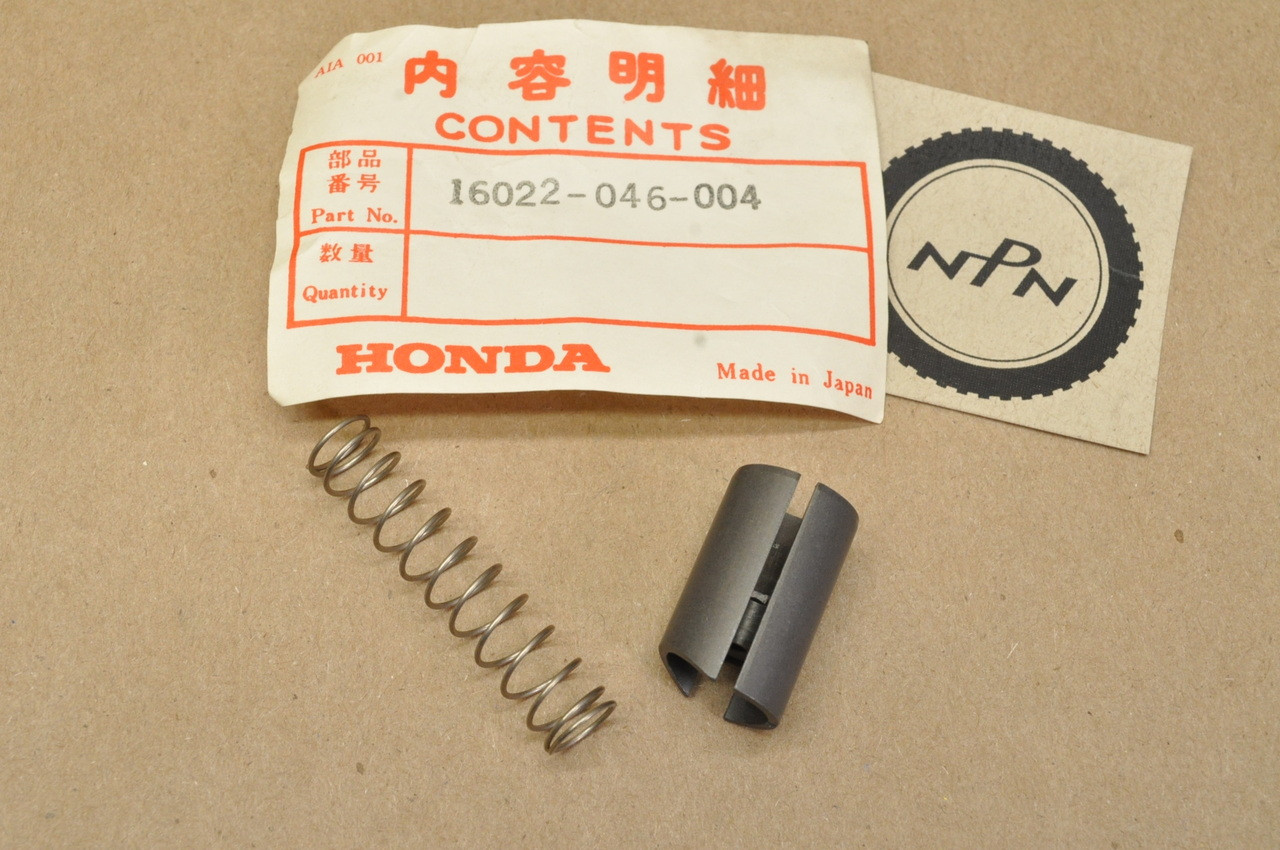 NOS Honda ATC90 CT70 CT90 ST90 Carburetor Throttle Valve Slide & Spring