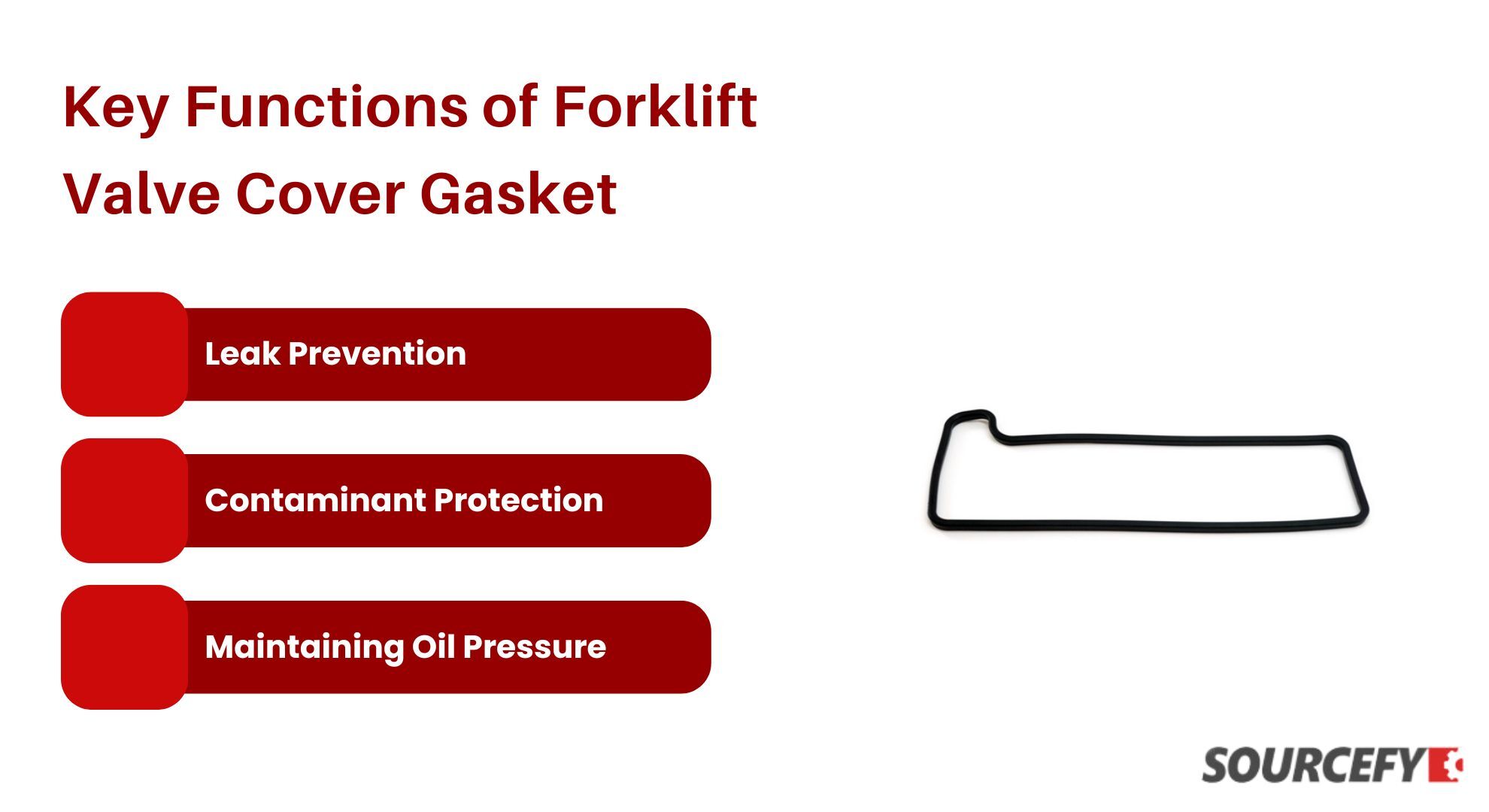 Key Functions of Forklift Valve Cover Gaskets