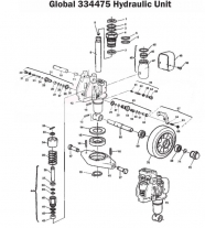 GLOBAL 334475 HYDRAULIC UNIT