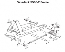 VALU-JACK 5500-2 FRAME