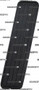 Aftermarket Replacement ACCELERATOR PEDAL PAD 00591-40836-81 for Toyota