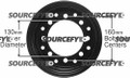 STEEL RIM ASS'Y 2211440501 for Mitsubishi and Caterpillar
