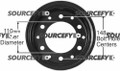 STEEL RIM ASS'Y 9124300020, 91243-00020 for Mitsubishi and Caterpillar