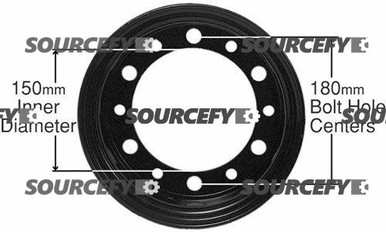 STEEL RIM ASS'Y 9143906200, 91439-06200 for Mitsubishi and Caterpillar