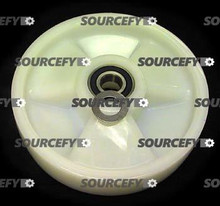 Crown Steer Wheel Assy - 20mm Bearing IDTread: Nylon, Hub: Nylon CR 41275-2 for Crown